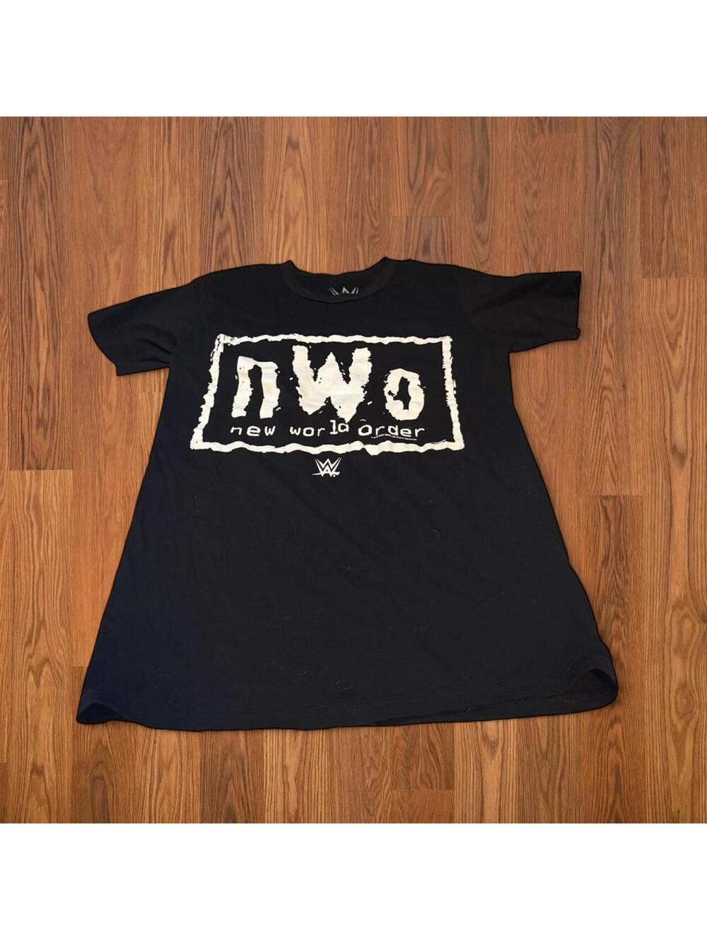 2022 WWE nWo New World Order Black T-Shirt Wrestling Tee Size S